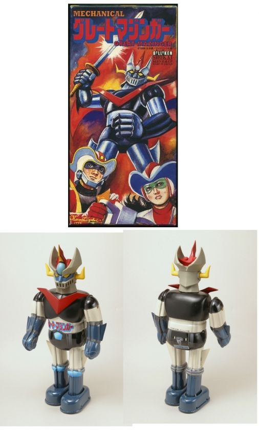 Japanese Toys   Billiken OSAKA Tin Toy MAZINGER Z ROBOT Tin TOY with 