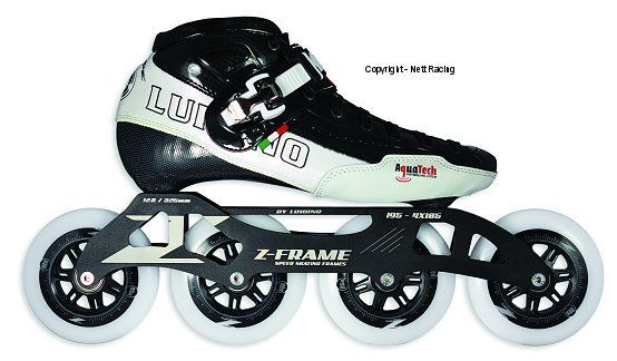 2011 Luigino Attitude Zframe Inline Speed Skates  