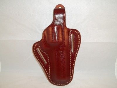 Holster S&W K/L GP100 most med. frame revolvers 4 inch. Brown Pancake