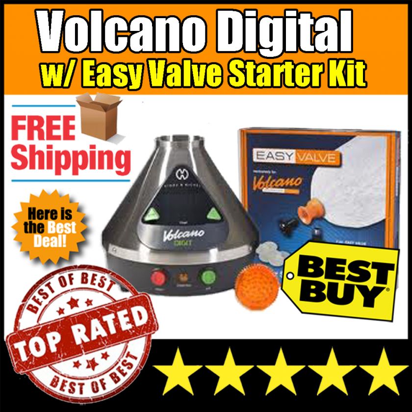 Brand New Volcano Digital Vaporizer w/ Easy Valve Starter Set System 