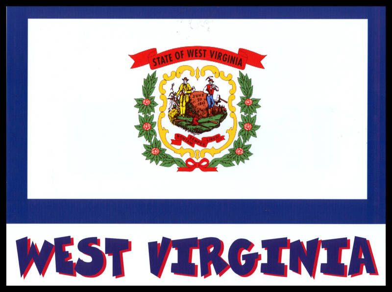 West Virginia State Flag T Shirt New 8 Sizes 5 Colors  