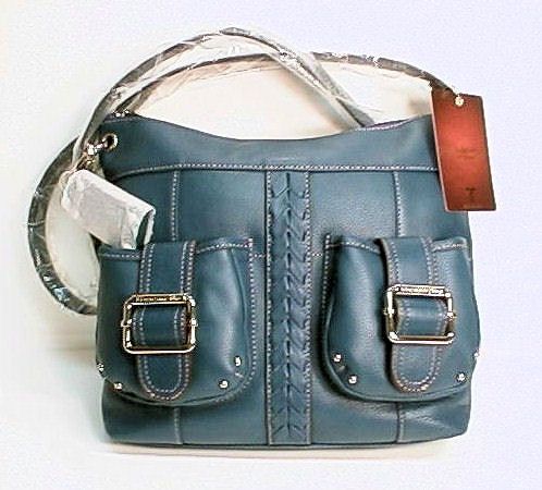 TIGNANELLO SPRUCE LEATHER CONVERTIBLE FULL SIZED SHOULDER CROSSBODY 