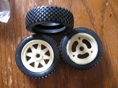 RC10 Tamiya Falcon Striker FX10 Front Square Tires  