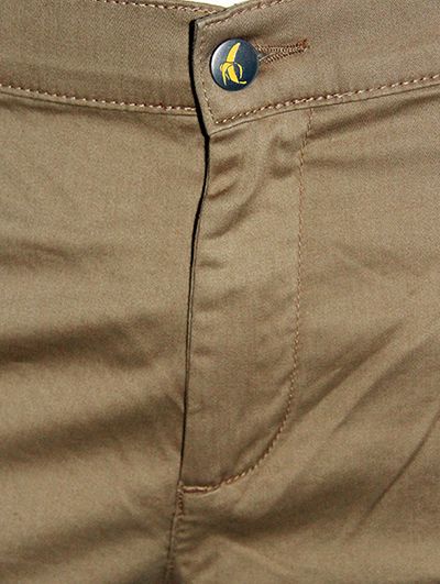 Monkee Genes Skinny Slim Leg Sateen Chino   Tan Brown   30w 36w  