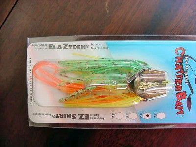 New Z Man Original Bleeding Firetiger 3/8oz ChatterBait  