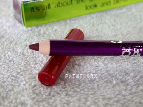 BED HEAD BIG FAT FUN~ LIP LINER w/ SMUDGIE~BLACK CHERRY  