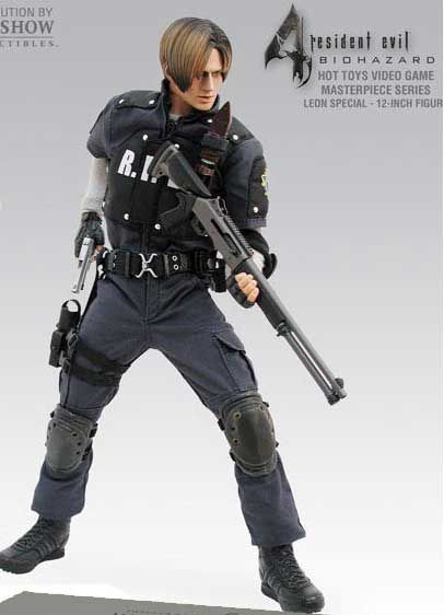 HOT TOYS HOTTOYS LEON S. KENNEDY RPD R.P.D. BIOHAZARD 4 RESIDENT EVIL 