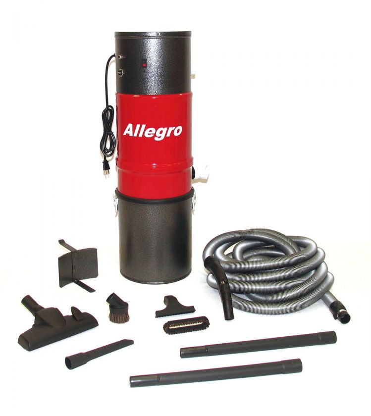 Allegro Central Vacuum MU4101 Classic Hose and Vac Attachments  