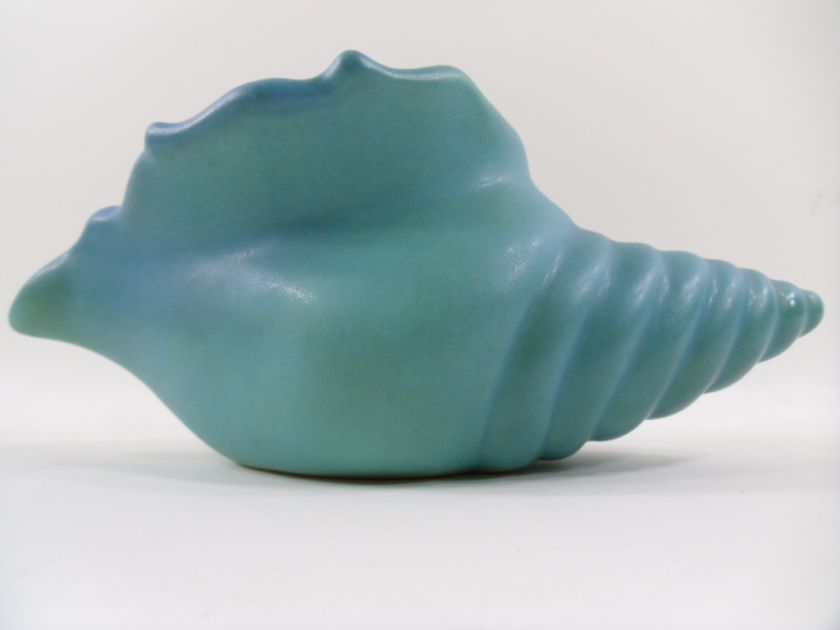 Van Briggle Colorado Spgs Pottery Sea Shell Turquoise  