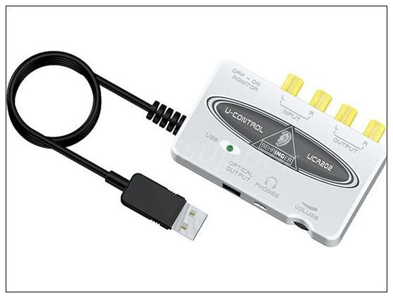 New Behringer U CONTROL UCA202 USB Audio Interface Adapter  